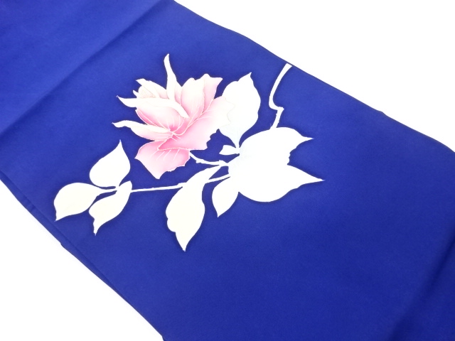 塩瀬金彩薔薇模様名古屋帯